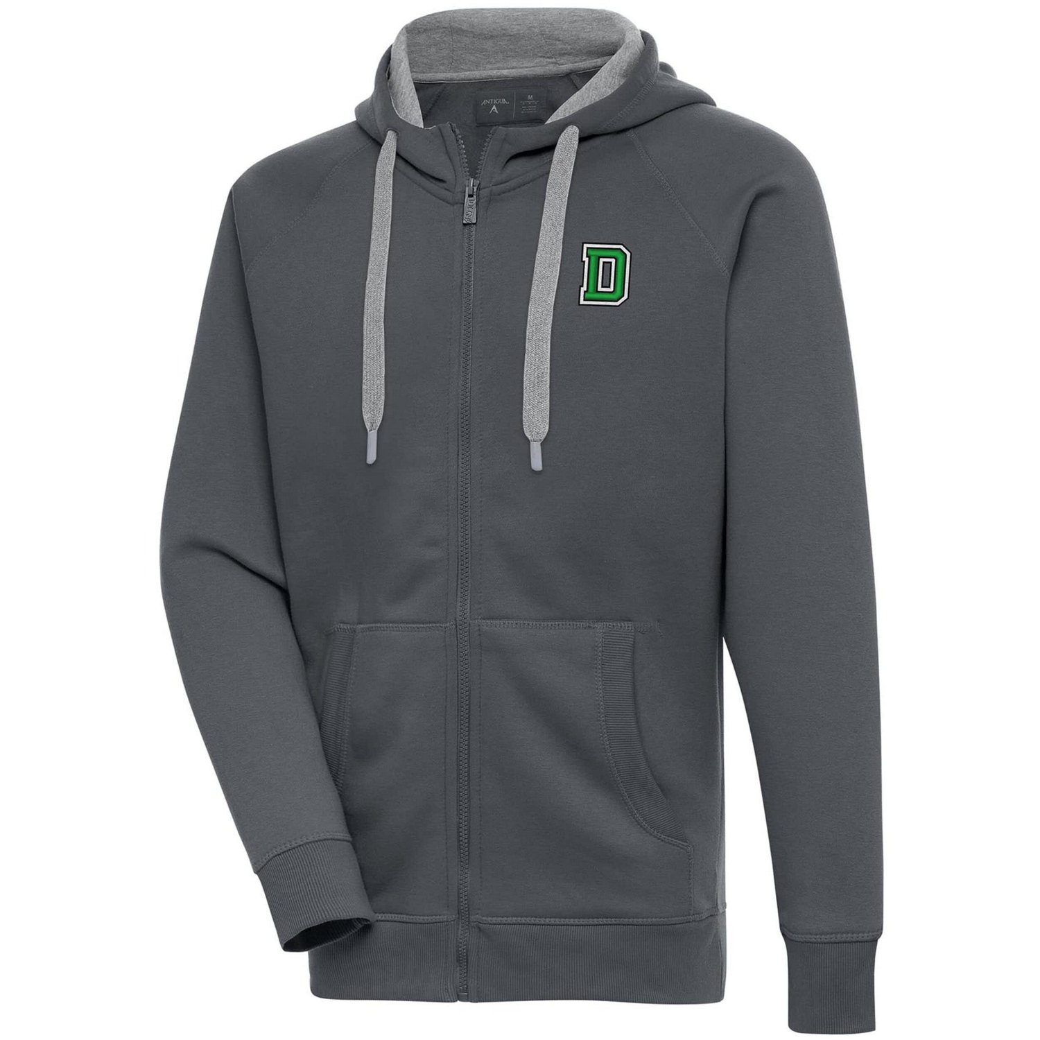 Antigua Dartmouth Big Green Victory Raglan Full-Zip Hoodie                                                                       - view number 1