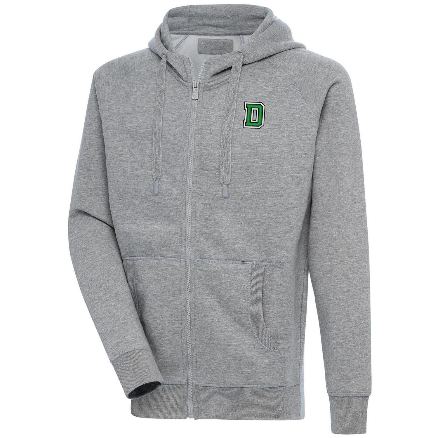 Antigua Dartmouth Big Green Victory Raglan Full-Zip Hoodie                                                                       - view number 1