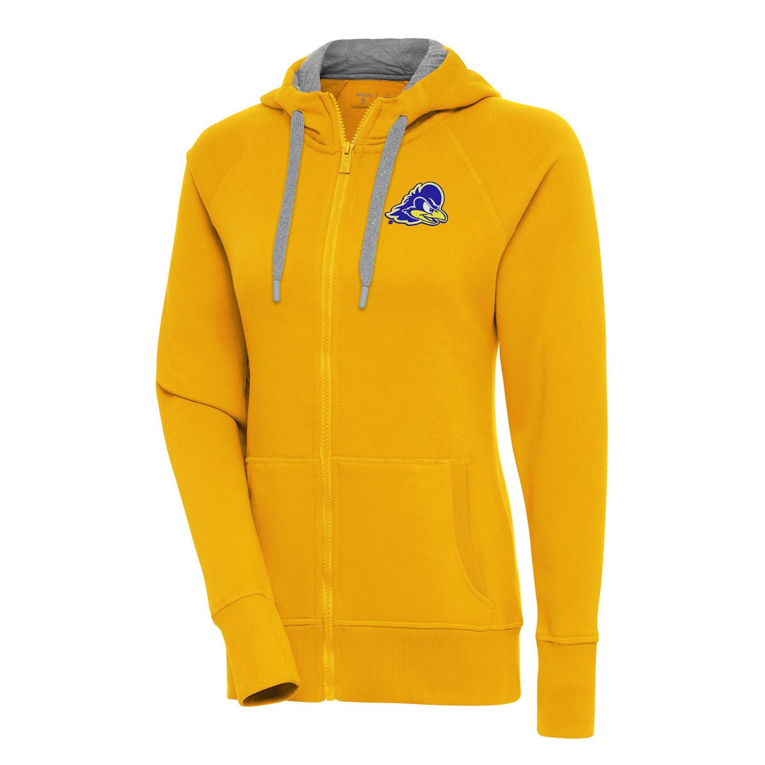 Antigua Delaware Fightin' Blue Hens Victory Full-Zip Hoodie