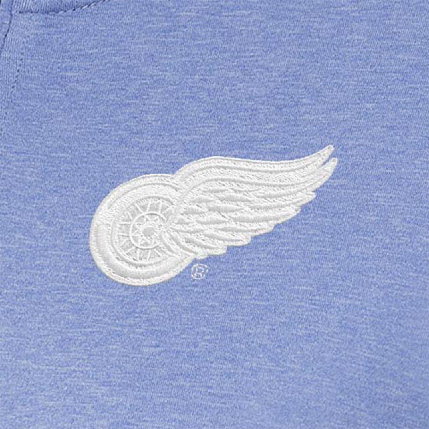 Antigua Detroit Red Wings White Logo Mentor Quarter-Zip Jacket                                                                   - view number 2