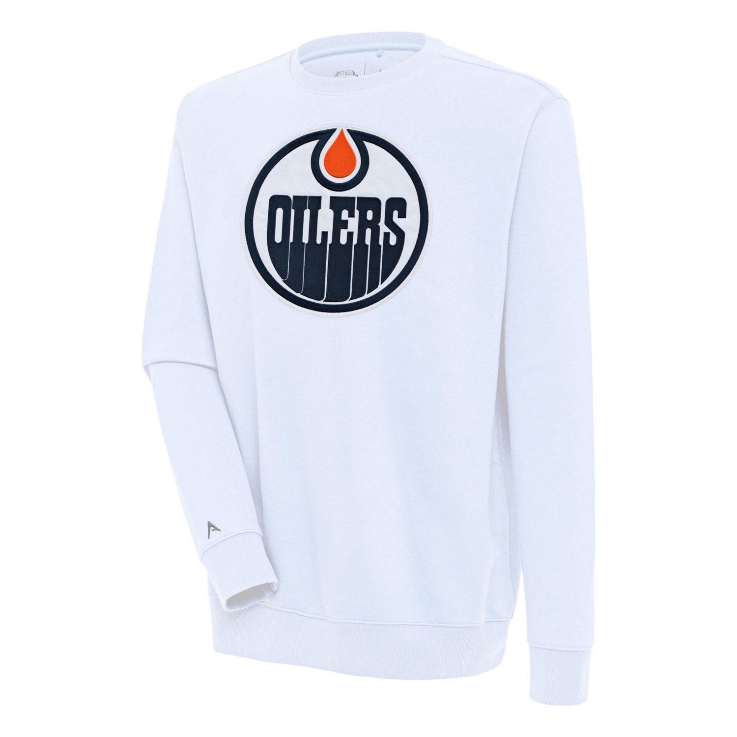 Antigua Edmonton Oilers Victory Pullover Sweatshirt