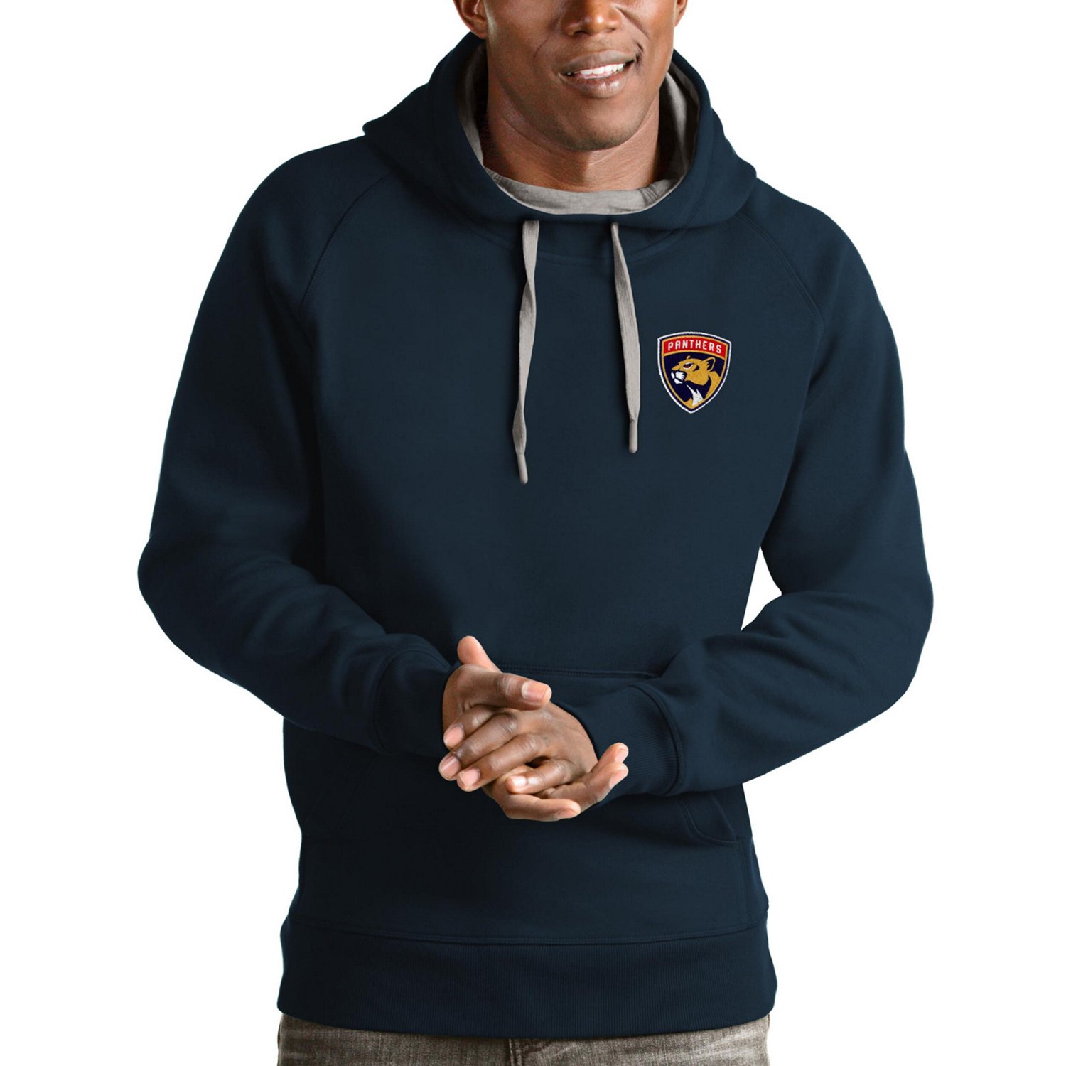 Antigua Florida Panthers Team Victory Pullover Hoodie