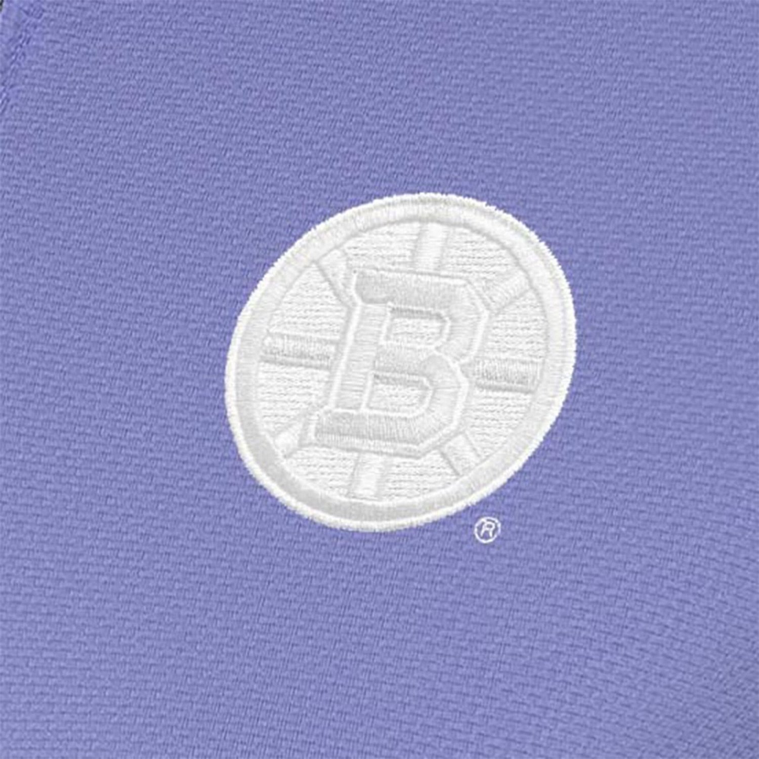 Antigua Heather Boston Bruins White Logo Finish Quarter-Zip Top                                                                  - view number 2