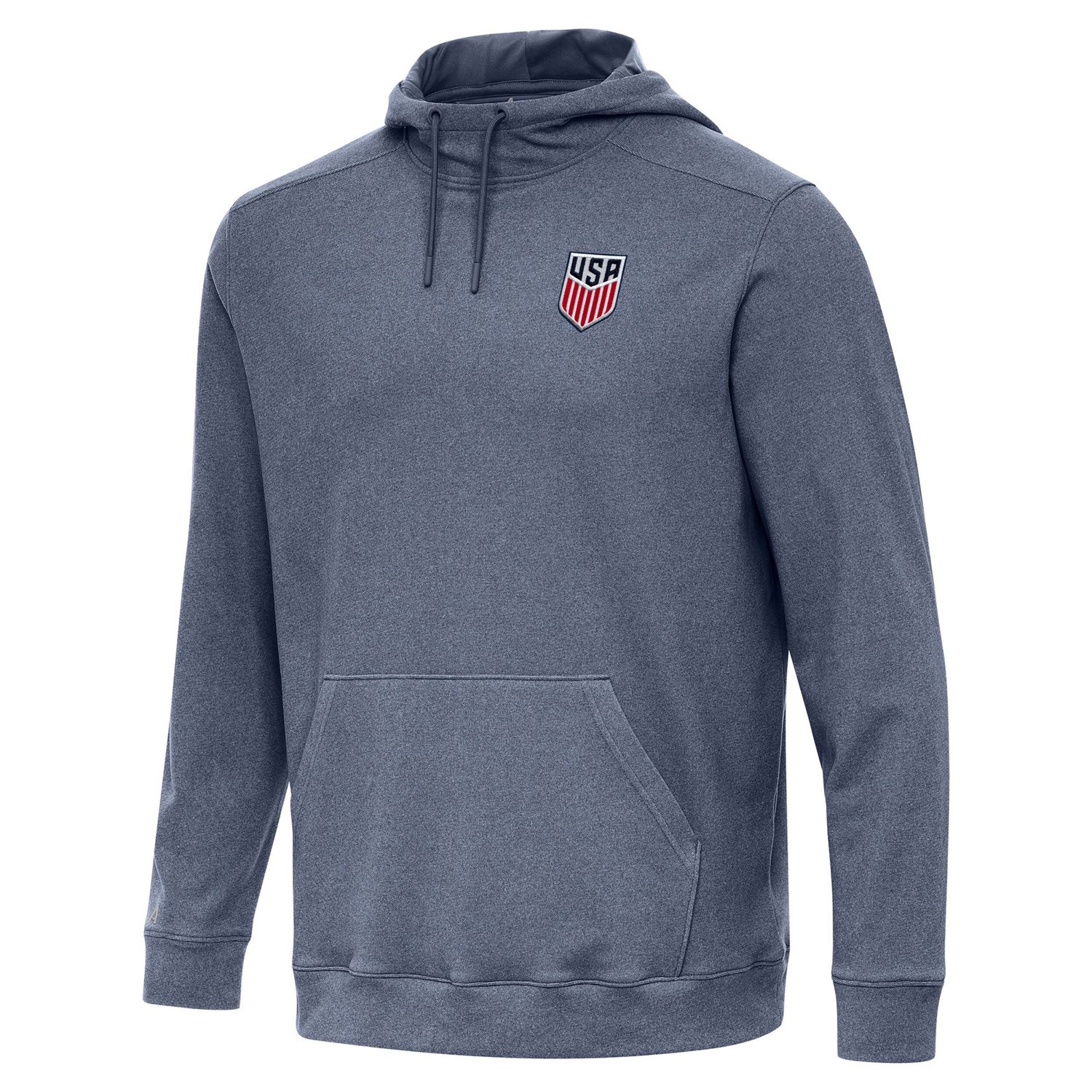 Antigua Heather USMNT Cloud Pullover Hoodie