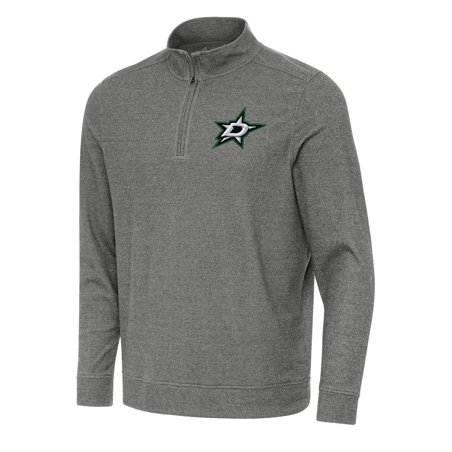 Antigua Hunter Dallas Stars Subtle Quarter-Zip Sweatshirt
