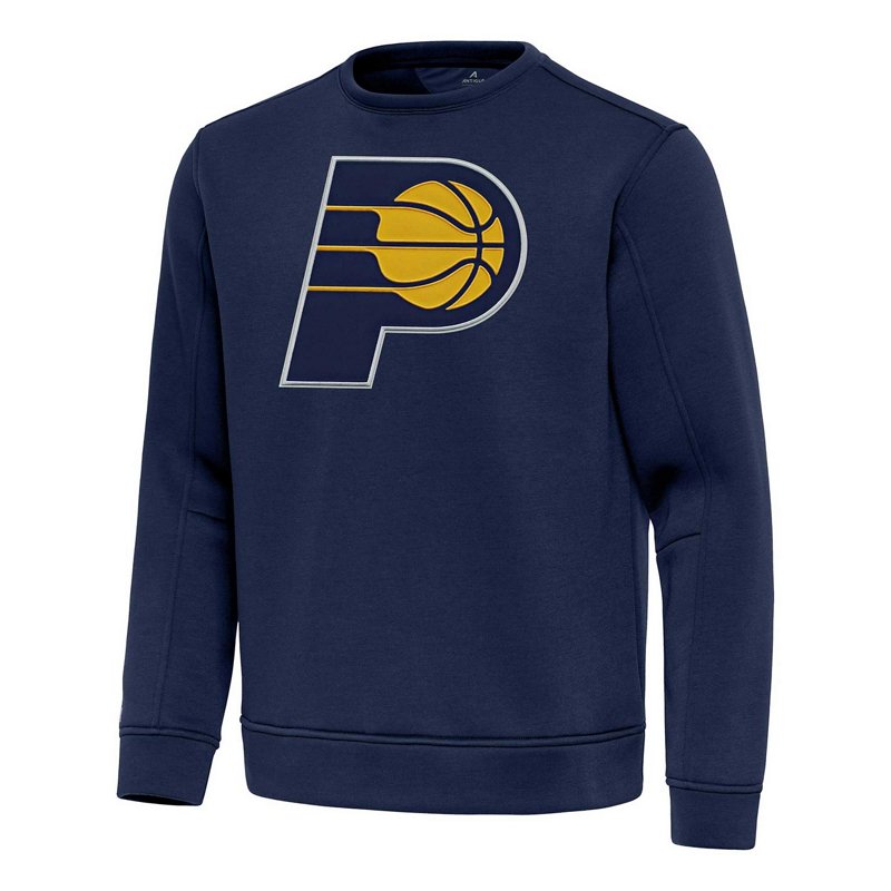 Men's Antigua  Navy Indiana Pacers Relevant Pullover Sweatshirt