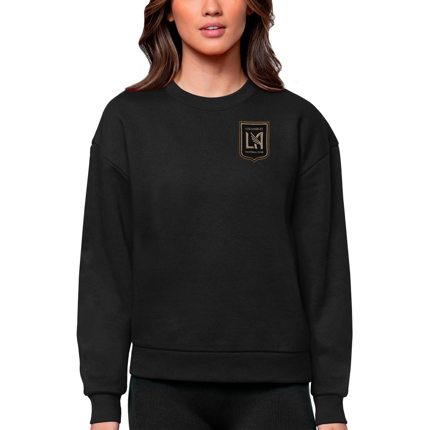 Antigua LAFC Team Logo Victory Pullover Sweatshirt