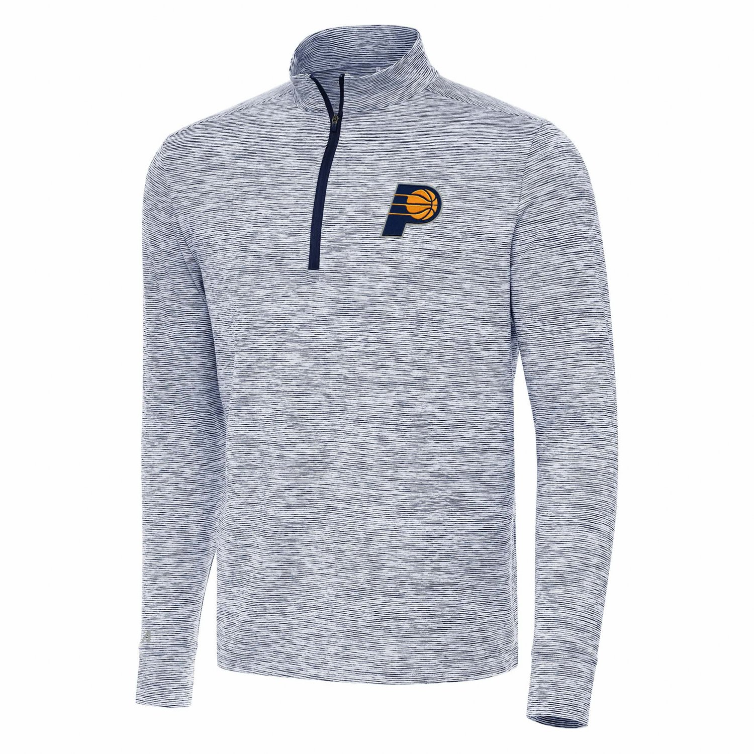 Antigua Heather Indiana Pacers Cause Quarter-Zip Top