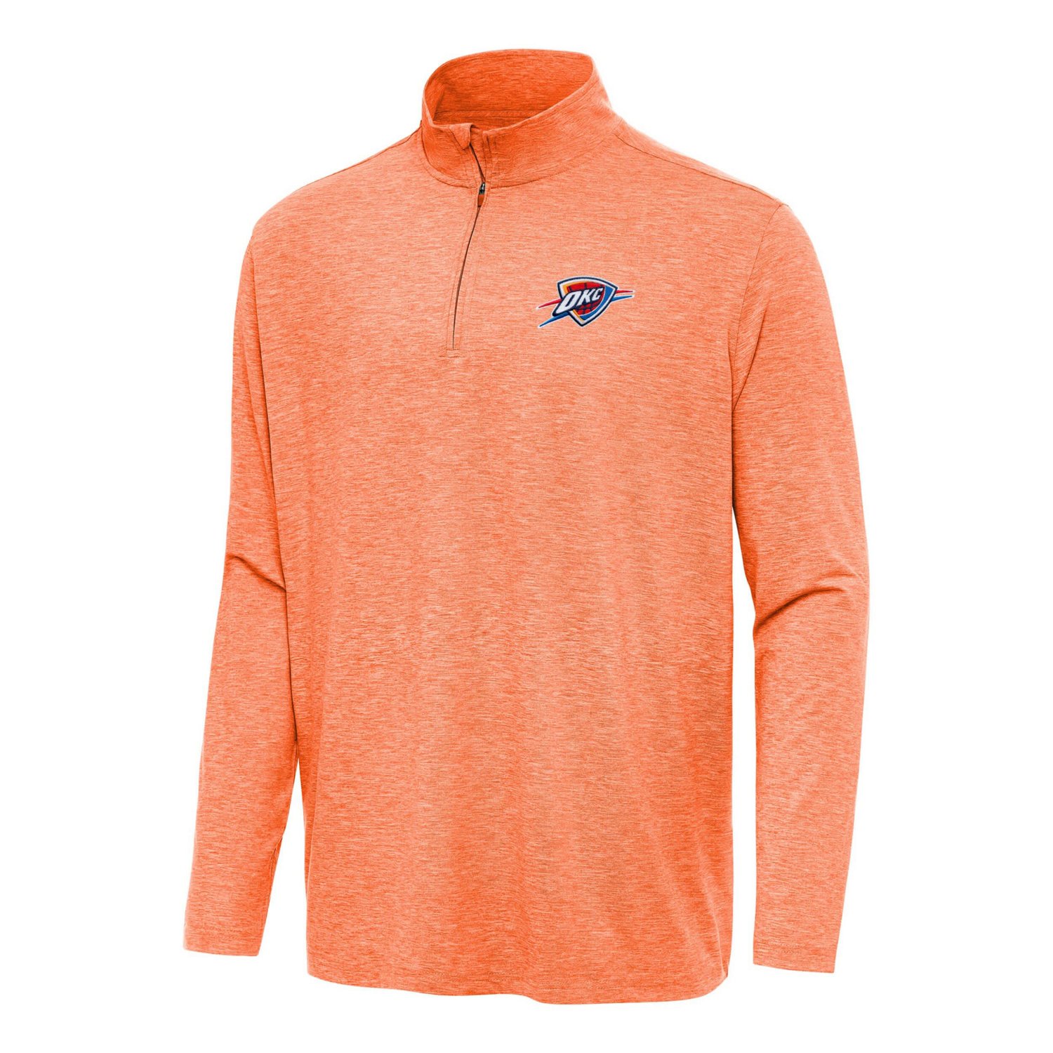 Antigua Men’s Oklahoma City Thunder Hunk 1/4-Zip Pullover Top - view number 1