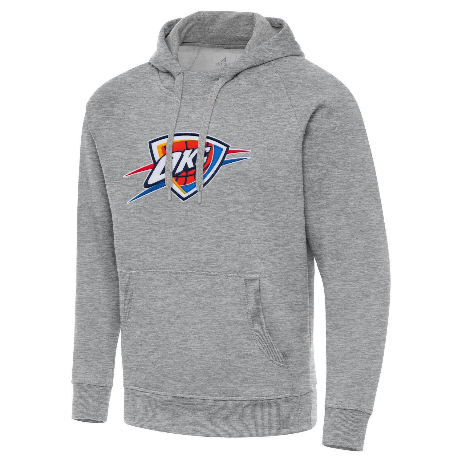 Antigua Men’s Oklahoma City Thunder Logo Victory Raglan Pullover Hoodie - view number 1