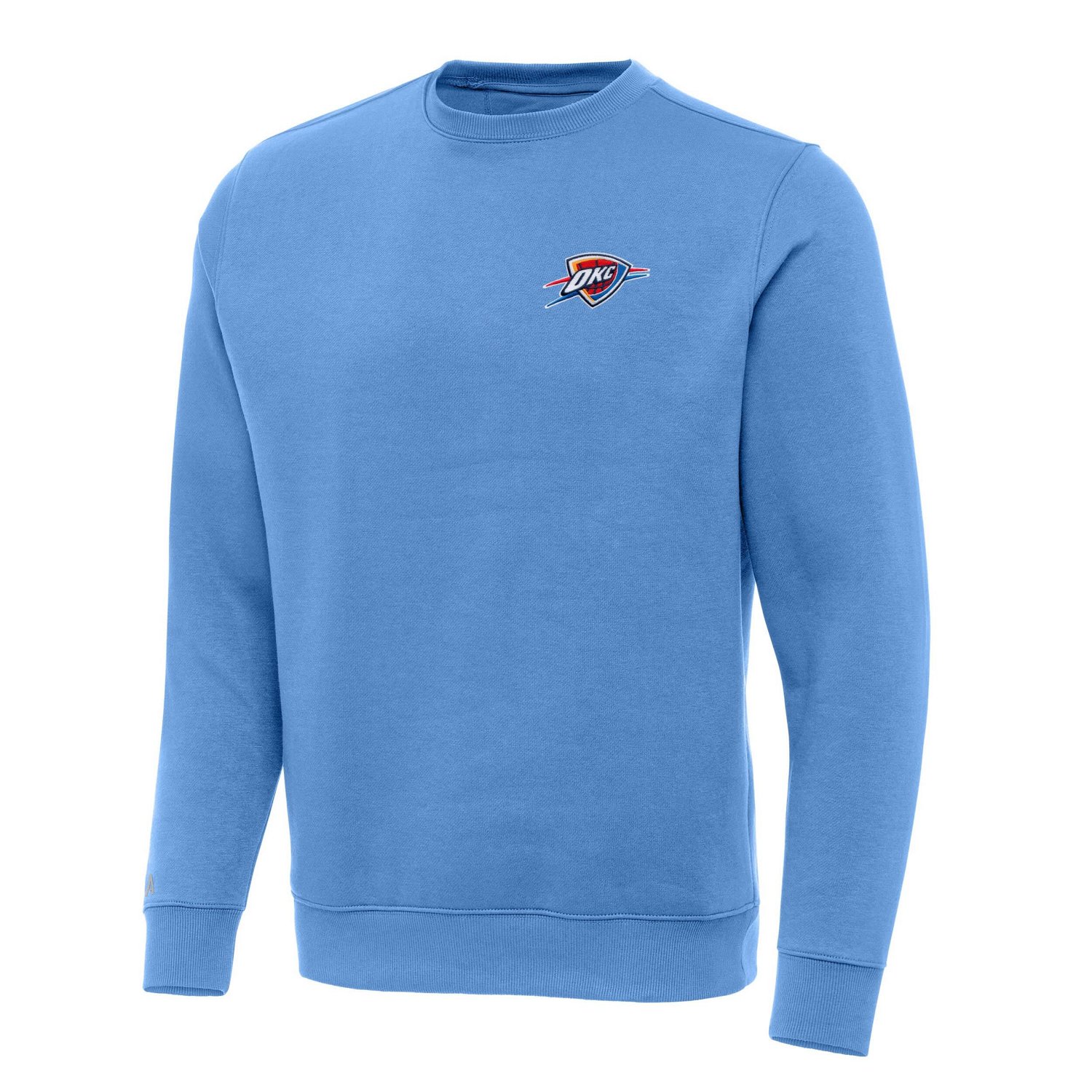 Antigua Men’s Oklahoma City Thunder Victory Crew Pullover Sweatshirt - view number 1