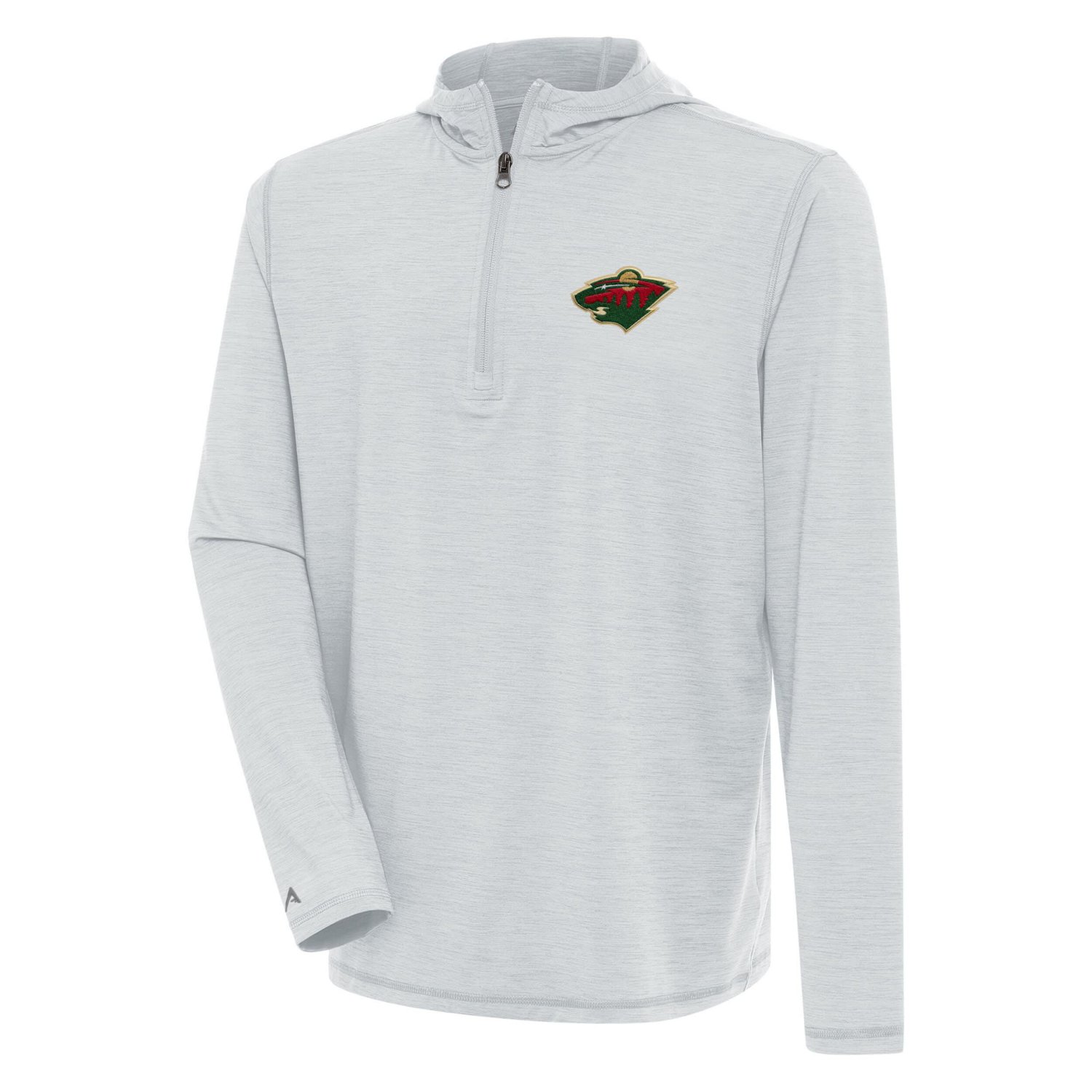 Antigua Minnesota Wild Tidy Quarter-Zip Pullover Hoodie