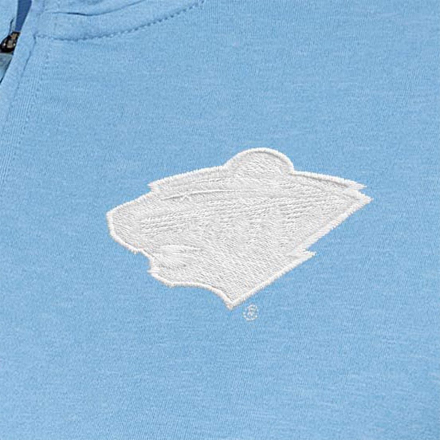 Antigua Minnesota Wild White Logo Mentor Quarter-Zip Jacket - view number 2