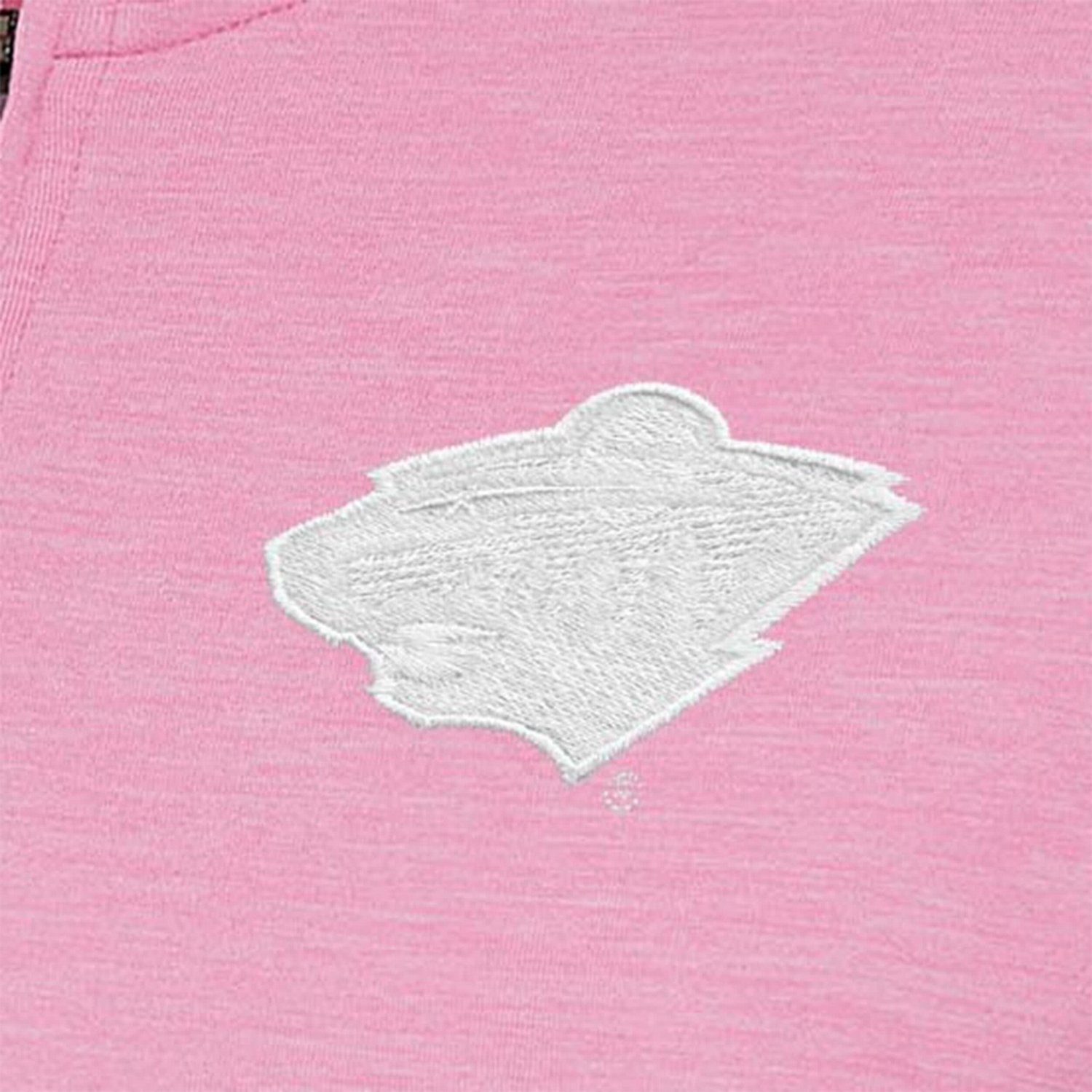 Antigua Minnesota Wild White Logo Mentor Quarter-Zip Jacket - view number 2