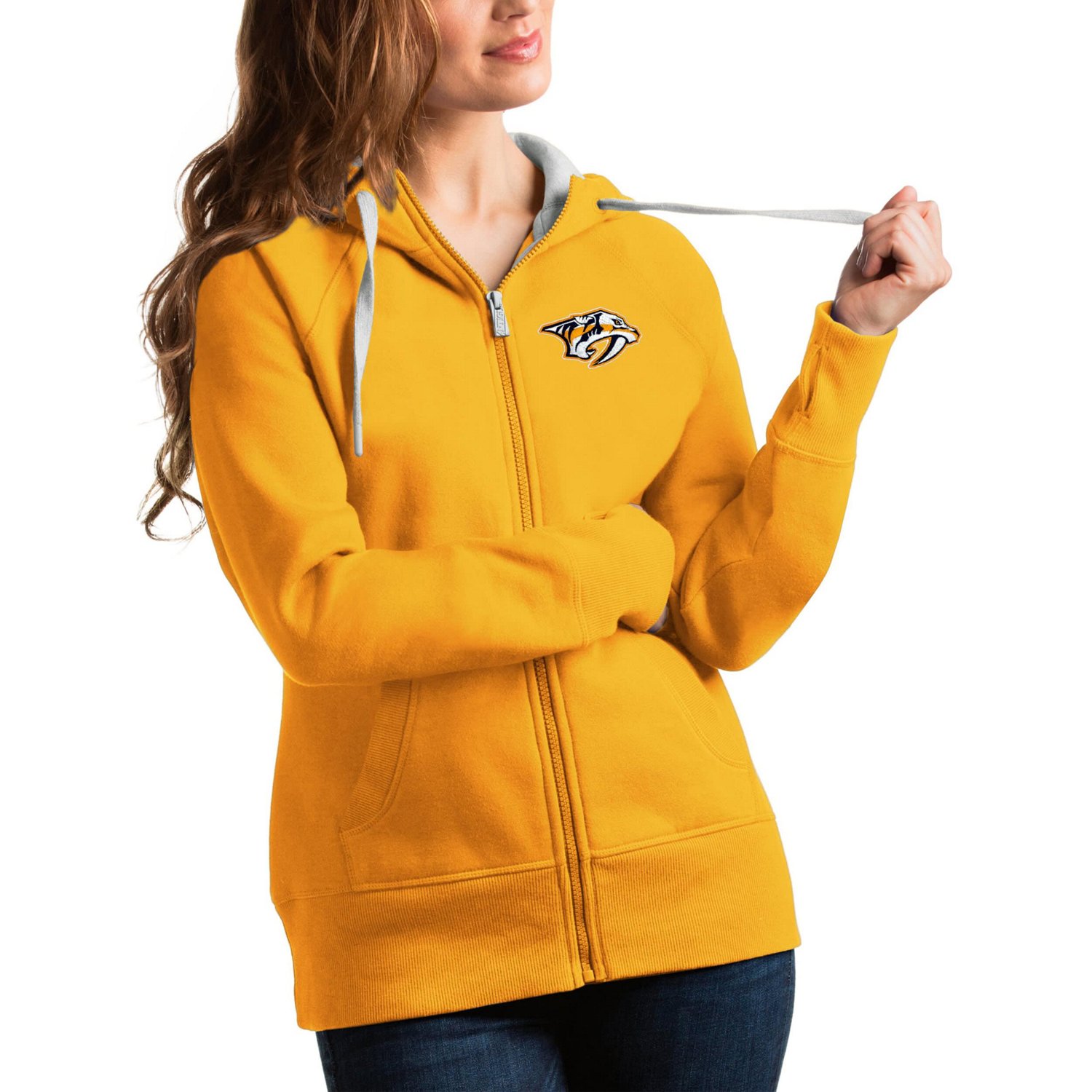 Antigua Nashville Predators Victory Full-Zip Hoodie                                                                              - view number 1