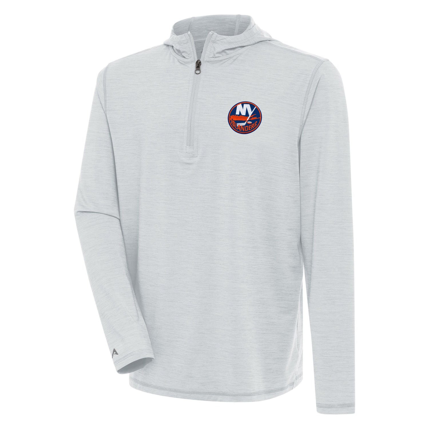Antigua New York Islanders Tidy Quarter-Zip Pullover Hoodie                                                                      - view number 1