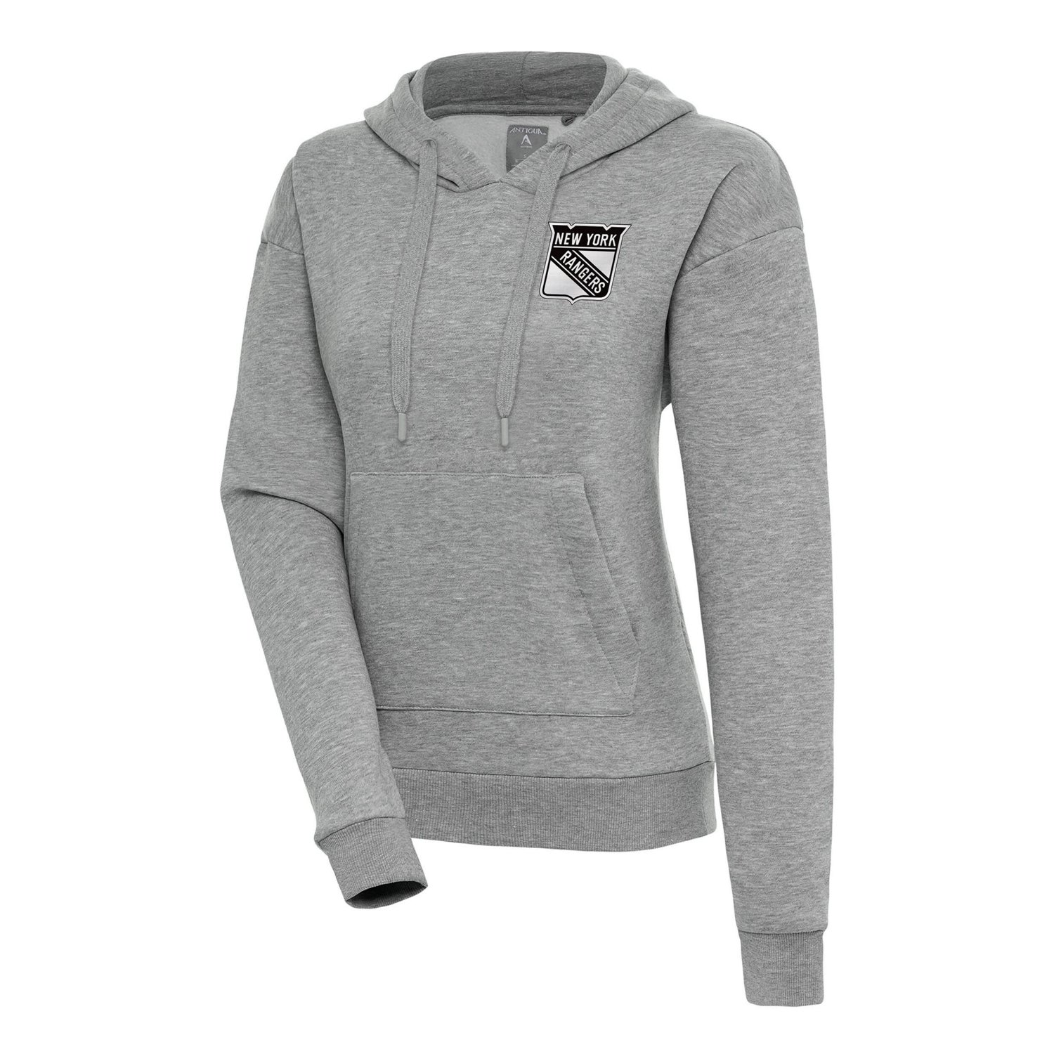 Antigua New York Rangers Metallic Logo Victory Pullover Hoodie                                                                   - view number 1