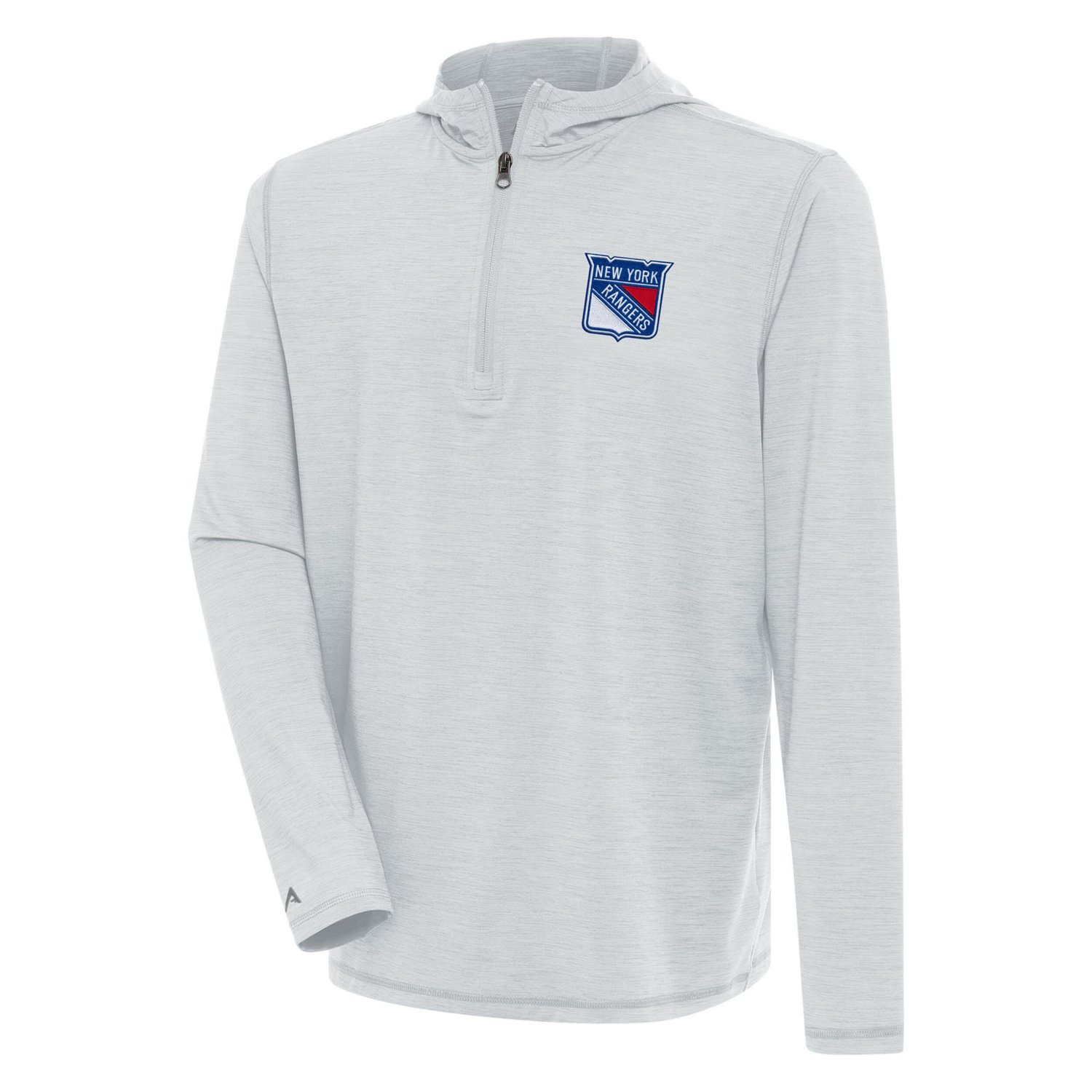 Antigua New York Rangers Tidy Quarter-Zip Pullover Hoodie