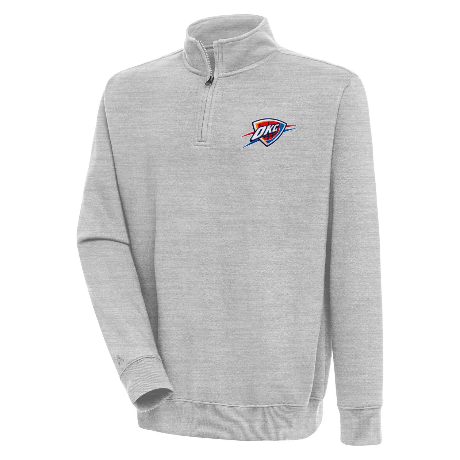 Antigua Oklahoma City Thunder Victory Quarter-Zip Pullover Top                                                                   - view number 1