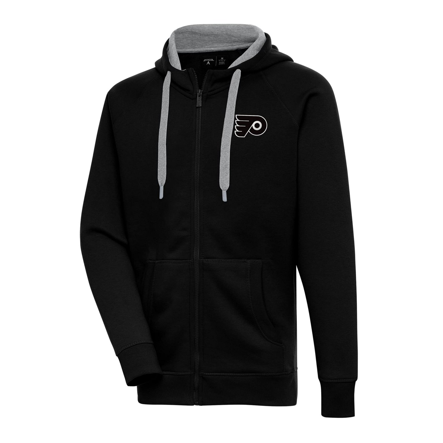 Antigua Philadelphia Flyers Logo Victory Full-Zip Hoodie