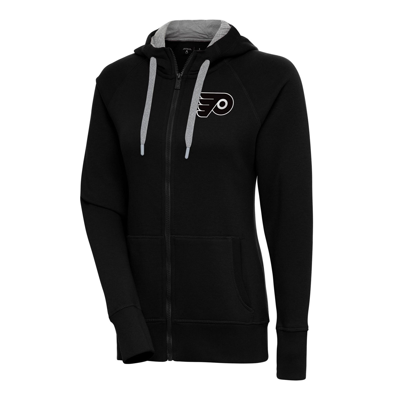 Antigua Philadelphia Flyers Logo Victory Full-Zip Hoodie