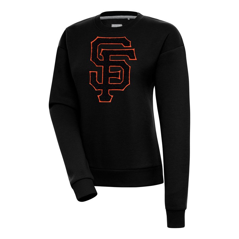 Antigua San Francisco Giants Victory Chenille Pullover Sweatshirt-image