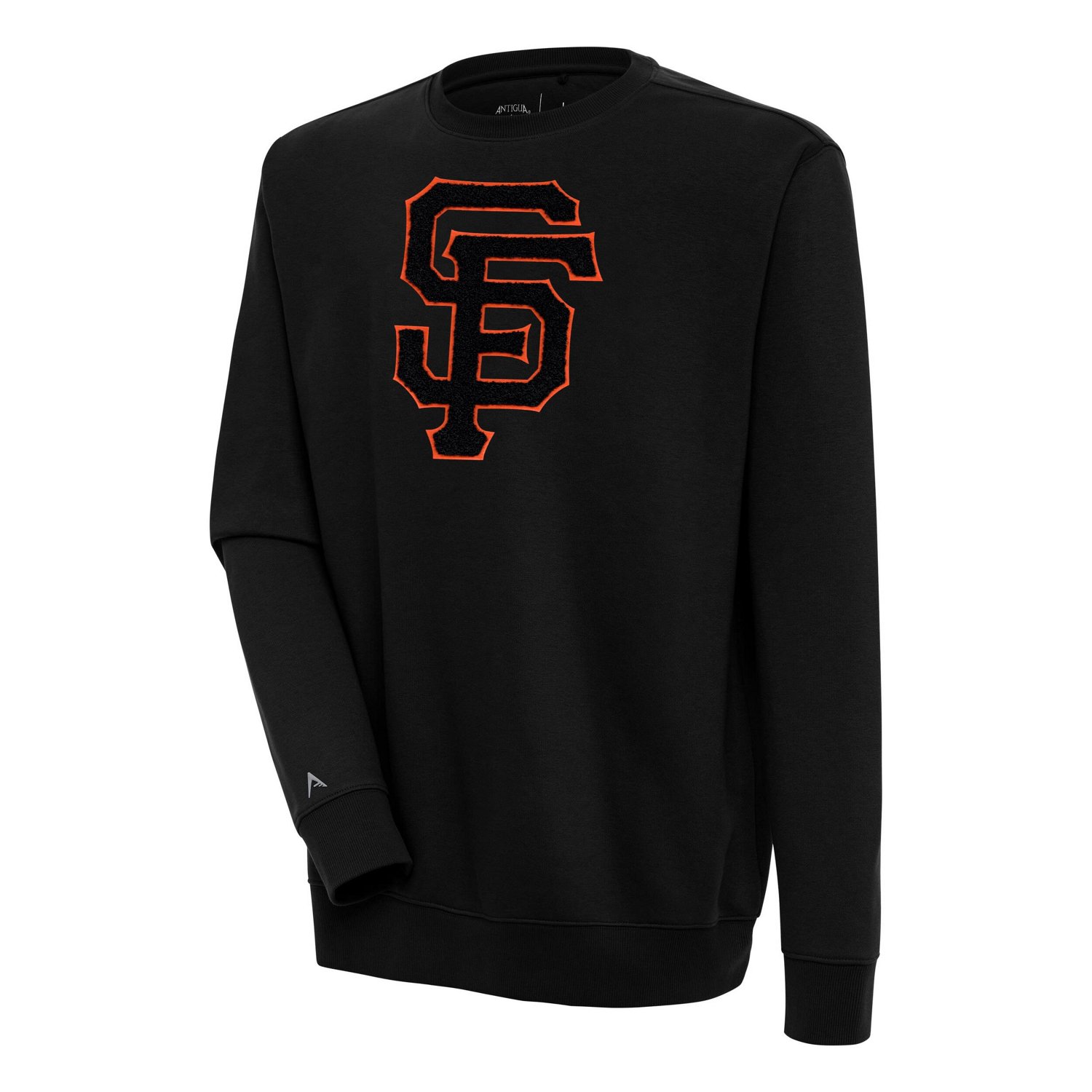 Antigua San Francisco Giants Victory Crewneck Chenille Pullover Sweatshirt
