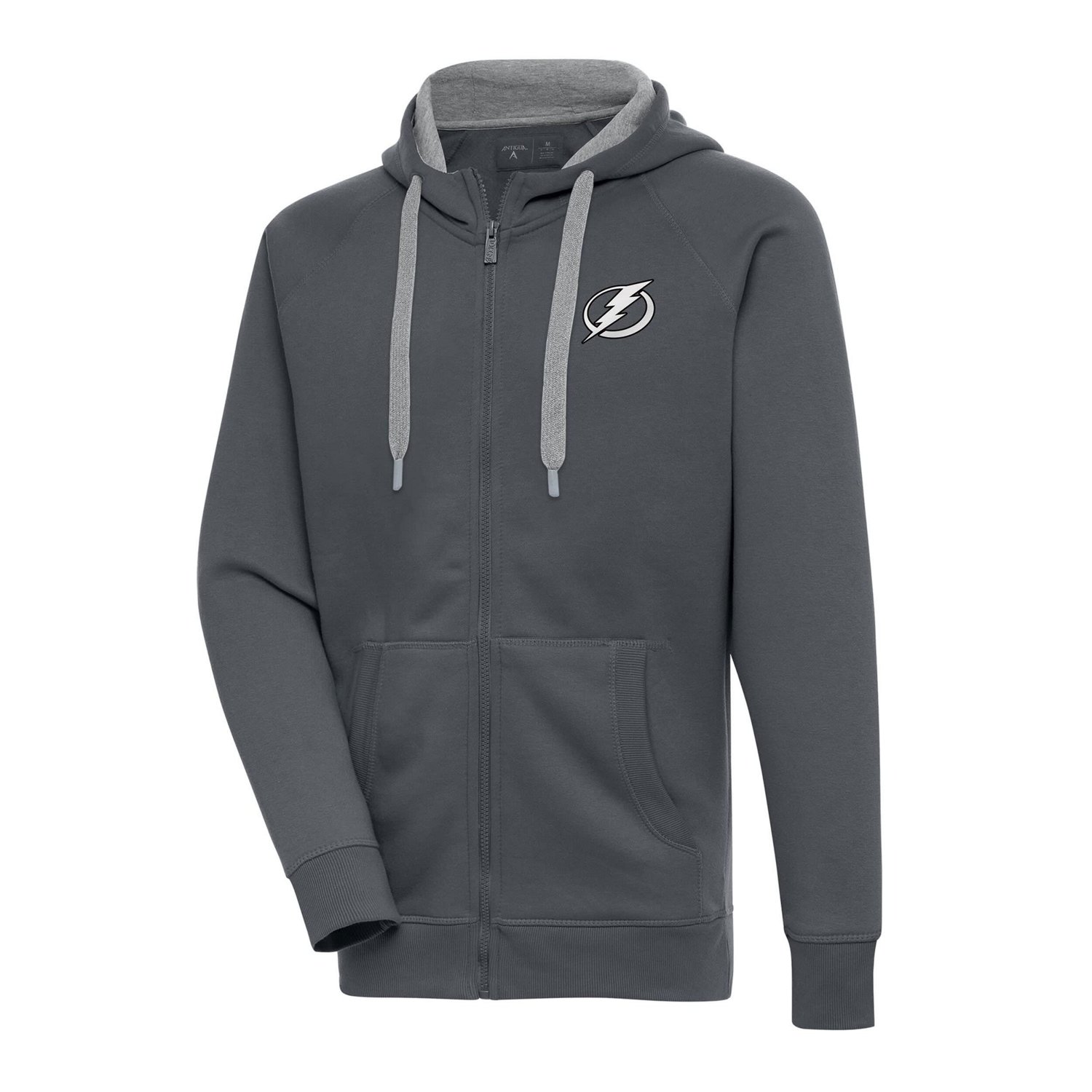 Antigua Tampa Bay Lightning Metallic Logo Victory Full-Zip Hoodie                                                                - view number 1
