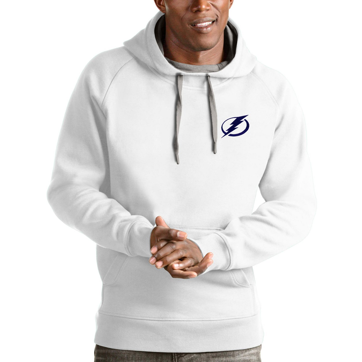 Antigua Tampa Bay Lightning Victory Pullover Hoodie
