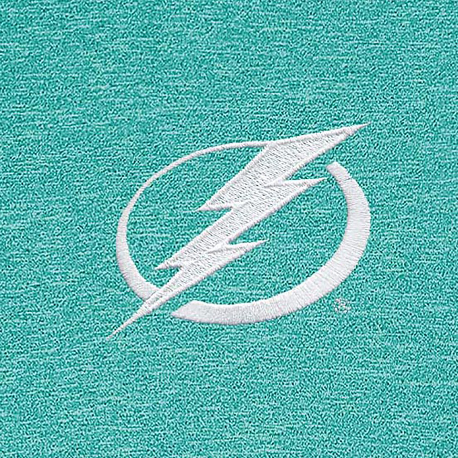 Antigua Tampa Bay Lightning White Logo Hunk Quarter-Zip Pullover - view number 2