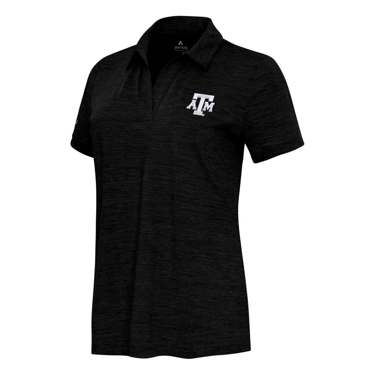 Antigua Heather Texas AM Aggies Layout V-Neck Polo - view number 1