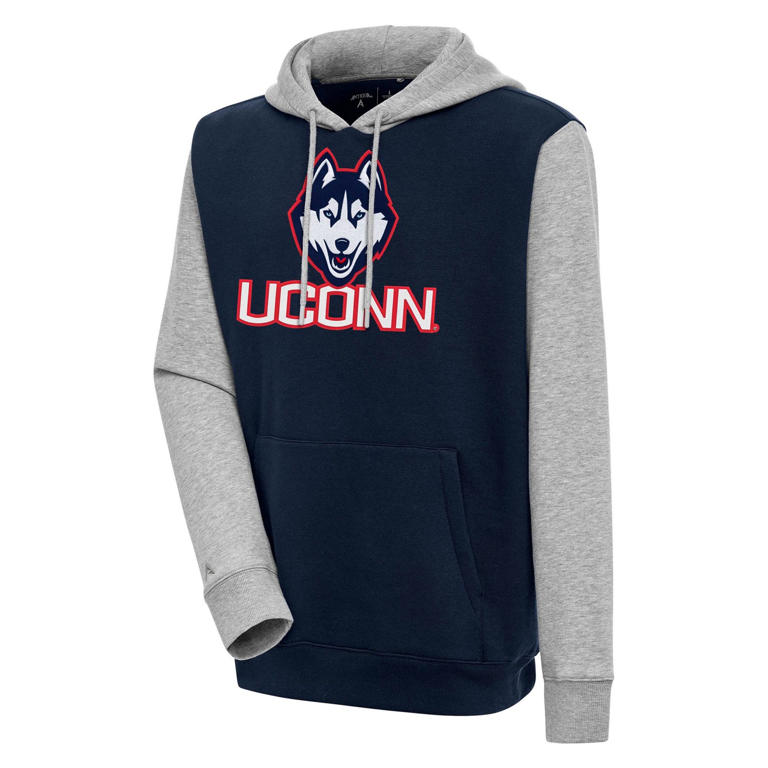 Antigua UConn Huskies Victory Pullover Hoodie