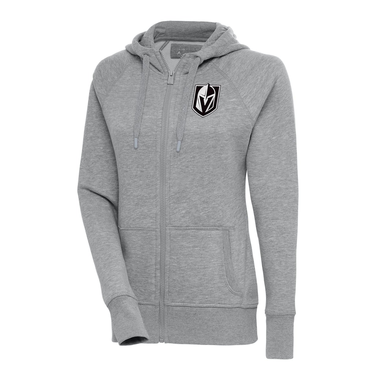 Antigua Vegas Golden Knights Logo Victory Full-Zip Hoodie                                                                        - view number 1