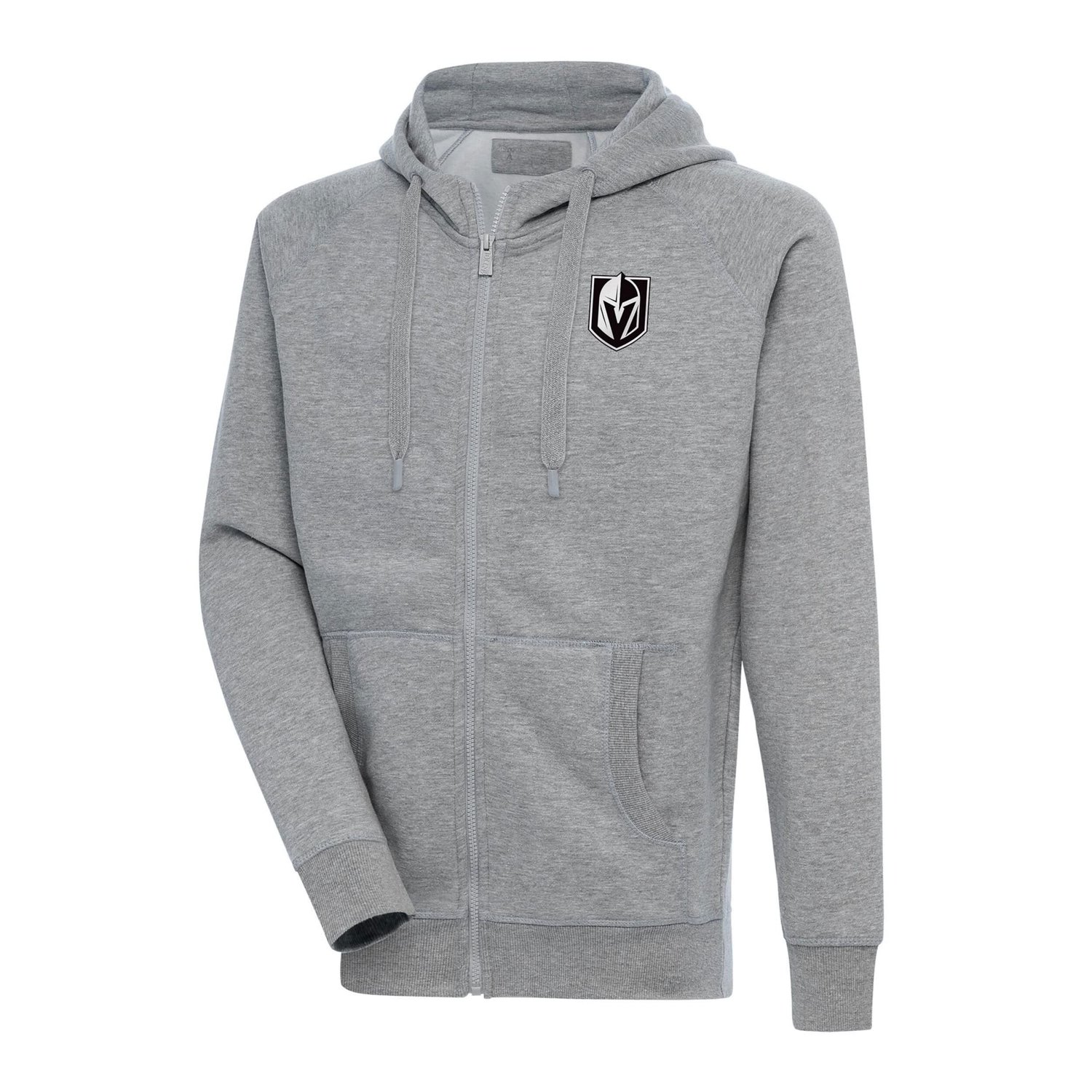 Antigua Vegas Golden Knights Metallic Logo Victory Full-Zip Hoodie - view number 1