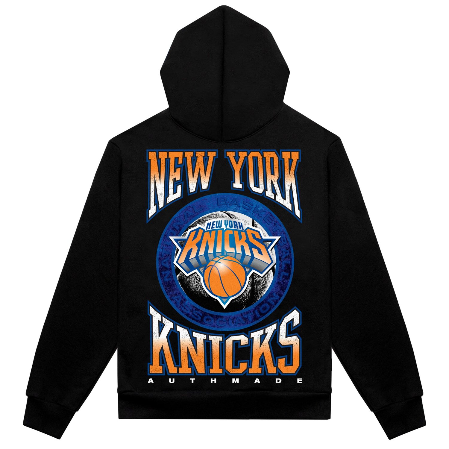 Authmade New York Knicks Vintage Metal Premium Heavyweight Pullover Hoodie - view number 3
