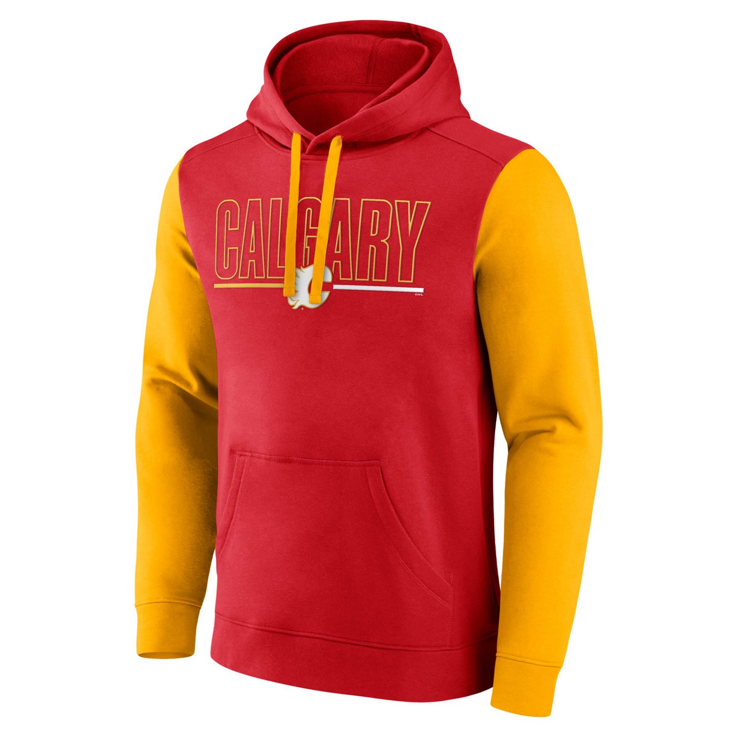 Calgary Flames Deliver Fleece Pullover Hoodie                                                                                    - view number 2
