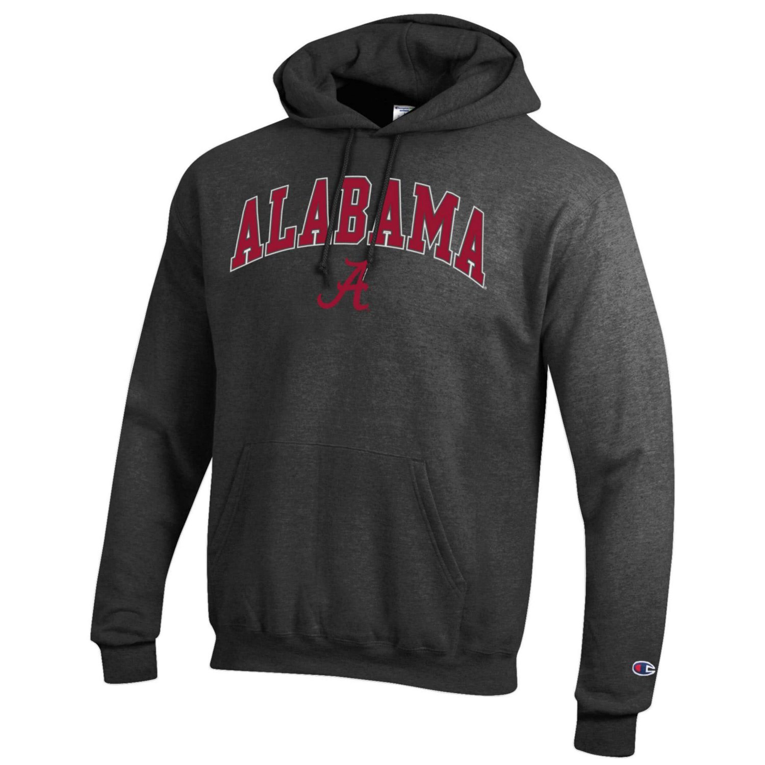 Champion Alabama Crimson Tide Arch Over Logo Pullover Hoodie - view number 2