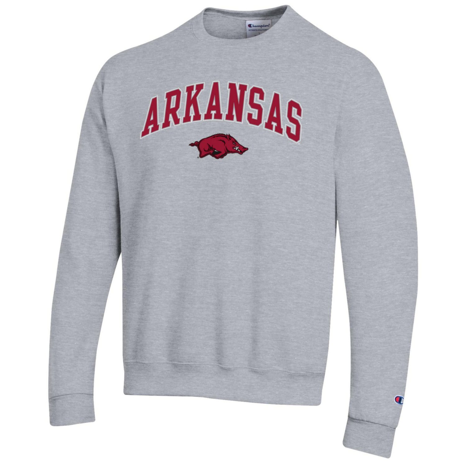 Champion Arkansas Razorbacks Arch Over Logo Pullover Sweatshirt - view number 2