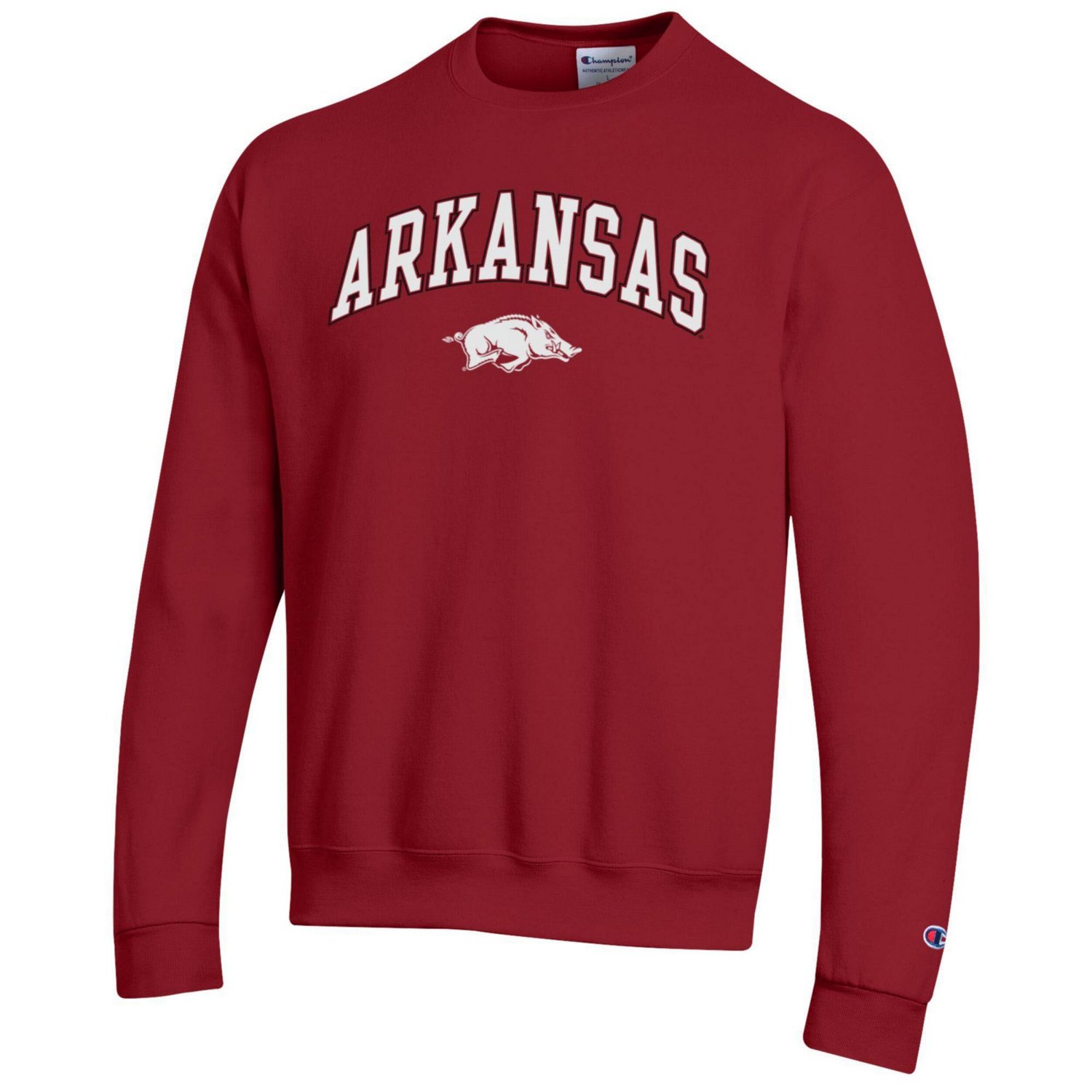 Champion Arkansas Razorbacks Arch Over Logo Pullover Sweatshirt - view number 2