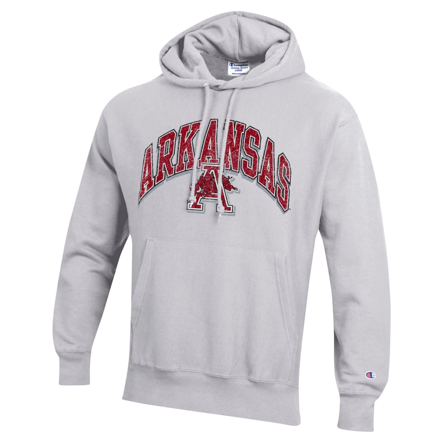 Champion Arkansas Razorbacks Vault Late Night Reverse Weave Pullover Hoodie - view number 2
