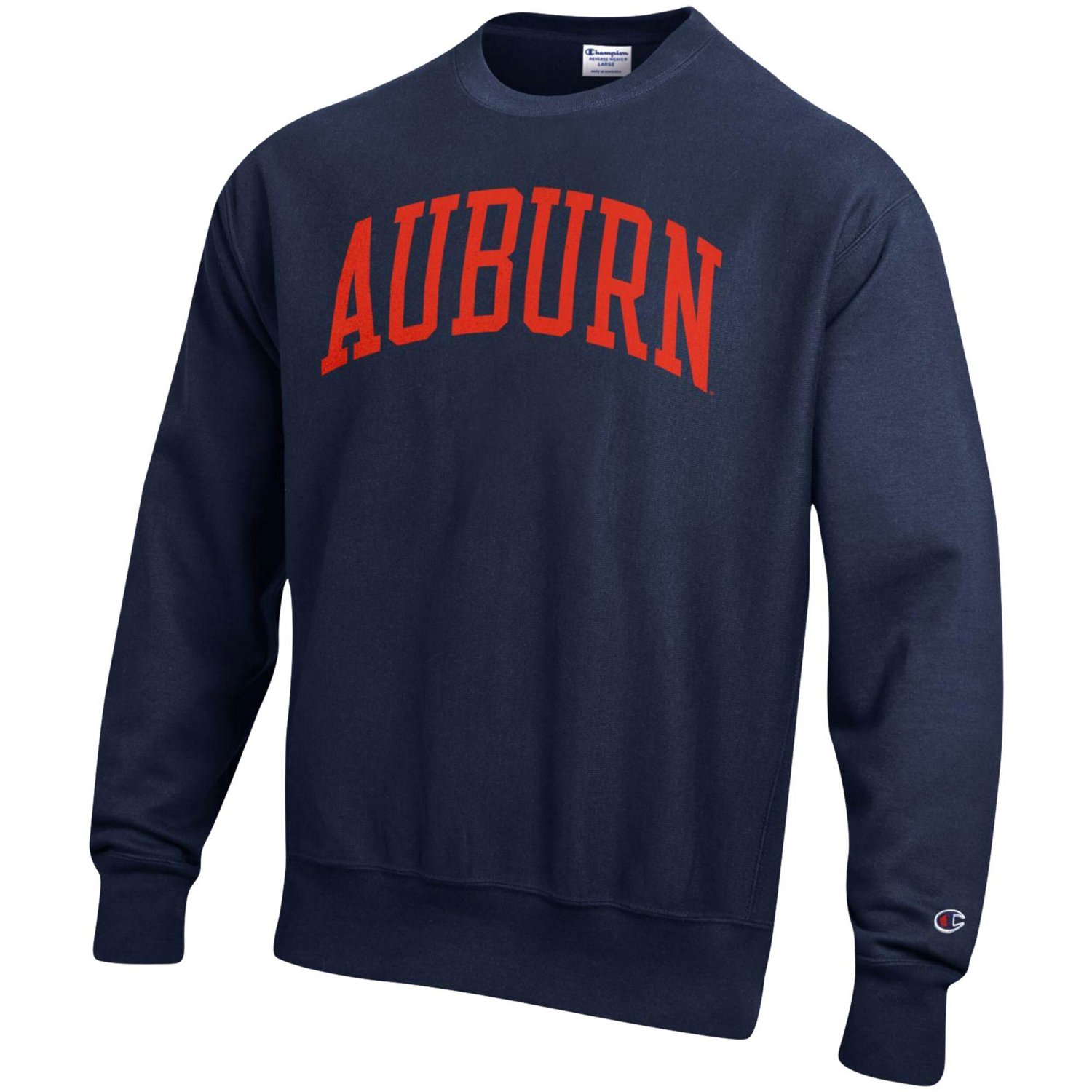 Champion Auburn Tigers Arch Reverse Weave Pullover Sweatshirt - view number 2