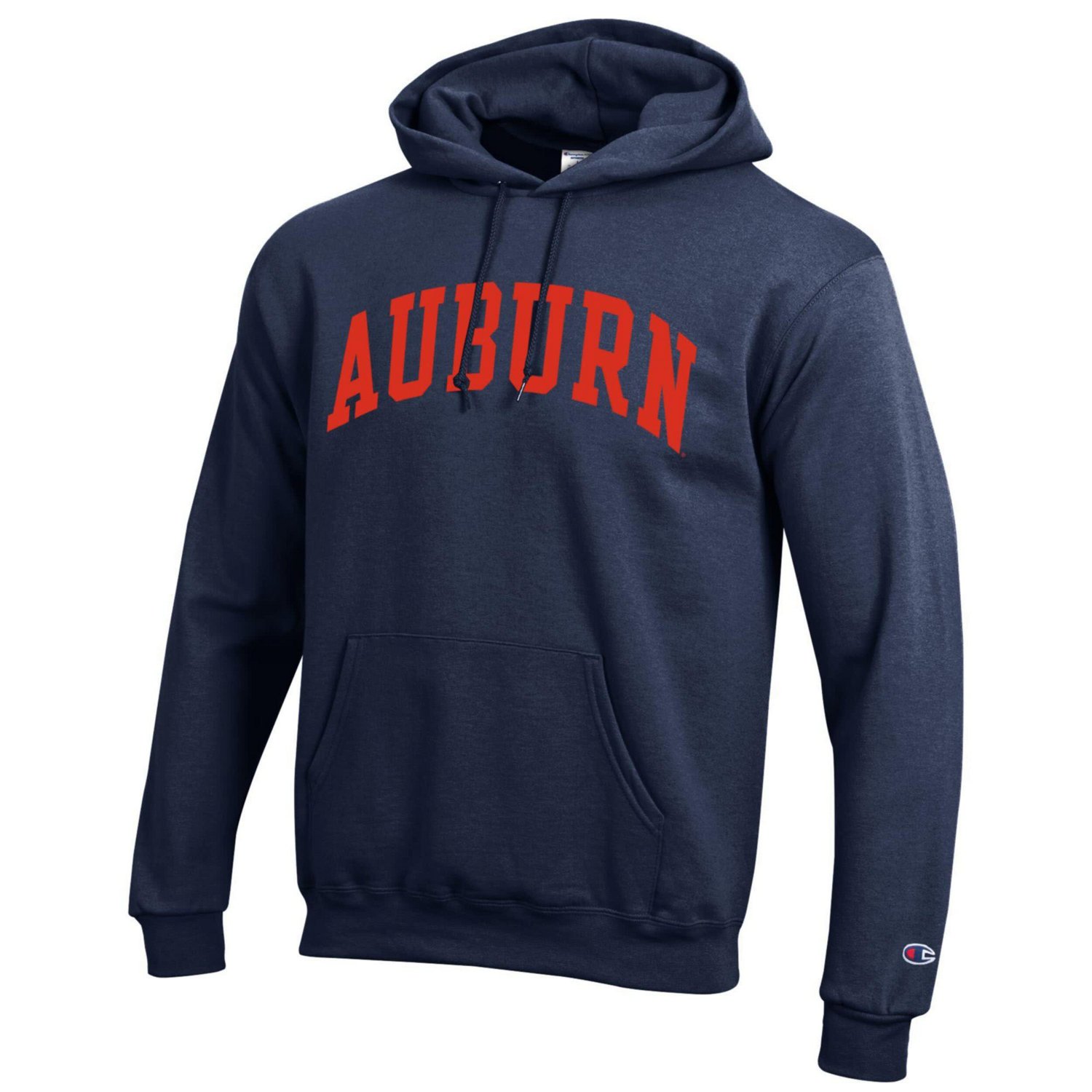 Champion Auburn Tigers Basic Arch Fleece Pullover Hoodie
