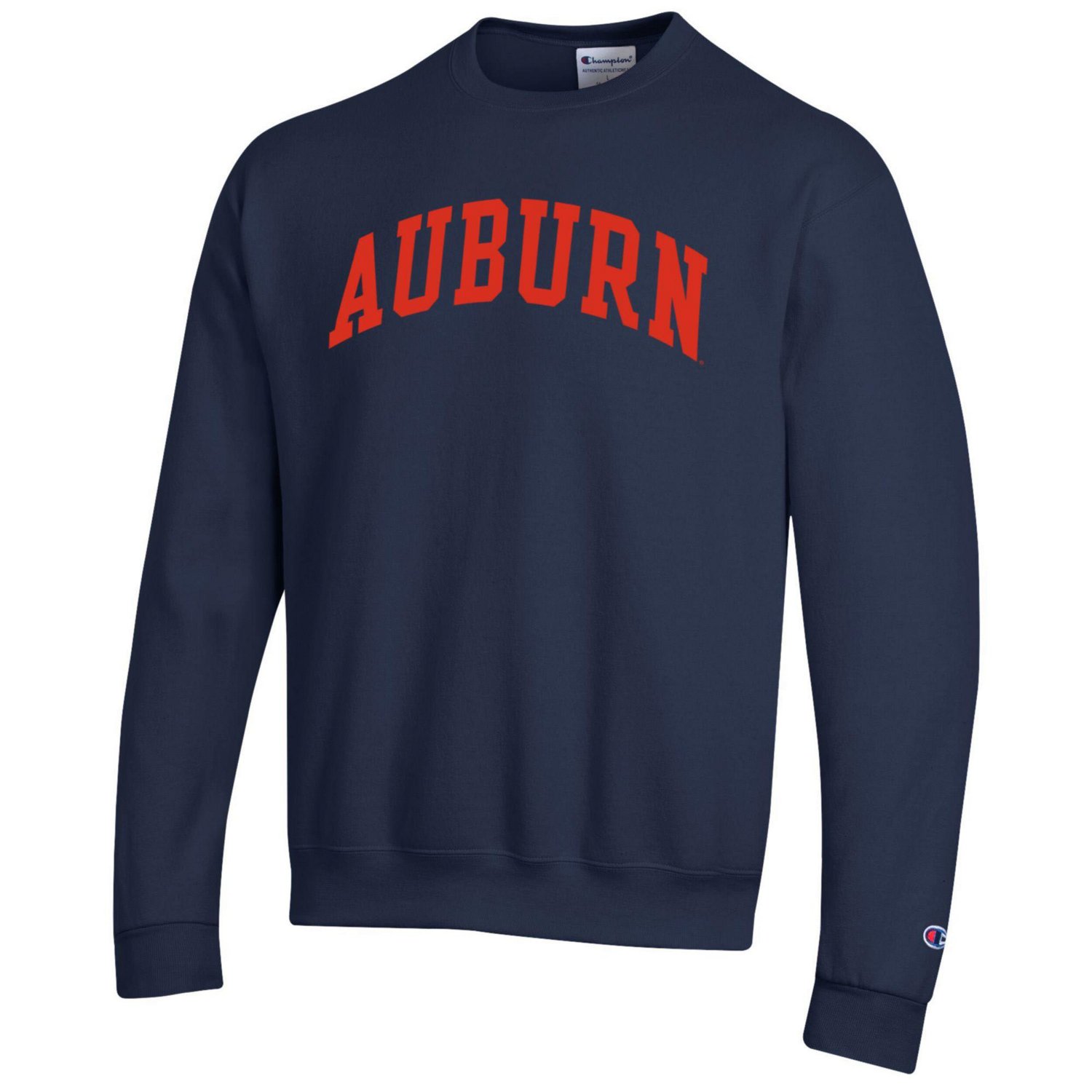 Champion Auburn Tigers Basic Arch Fleece Pullover Sweatshirt - view number 2
