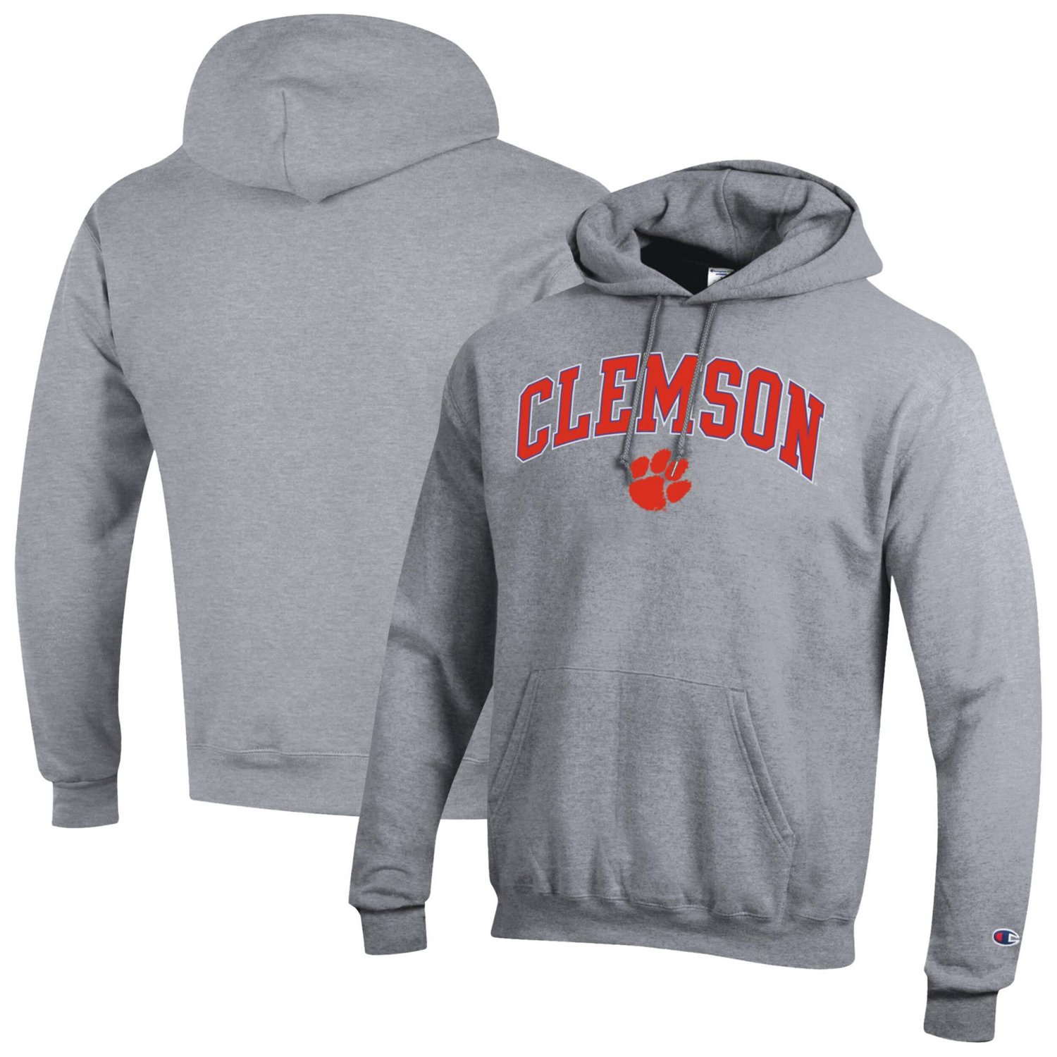 Champion Clemson Tigers Arched Logo Fleece Pullover Hoodie - view number 1