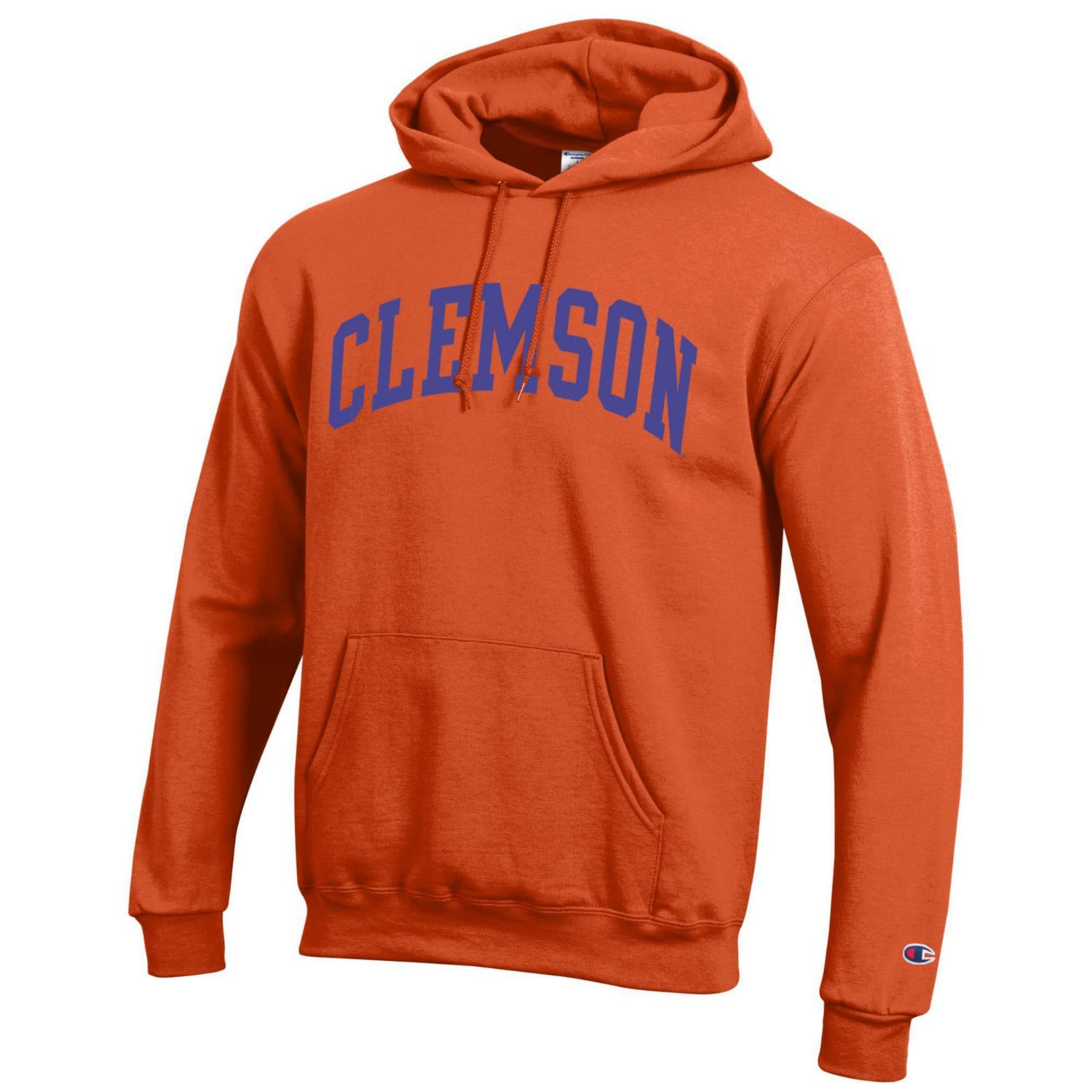 Champion Clemson Tigers Basic Arch Fleece Pullover Hoodie - view number 2