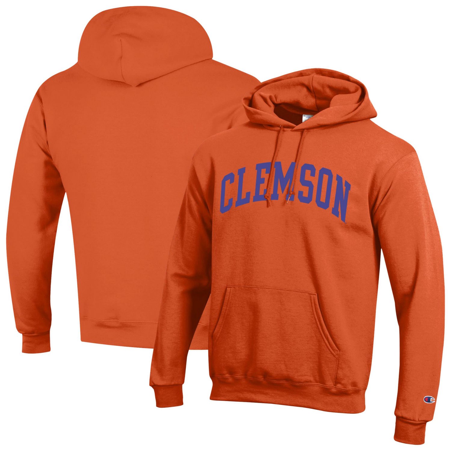 Champion Clemson Tigers Basic Arch Fleece Pullover Hoodie