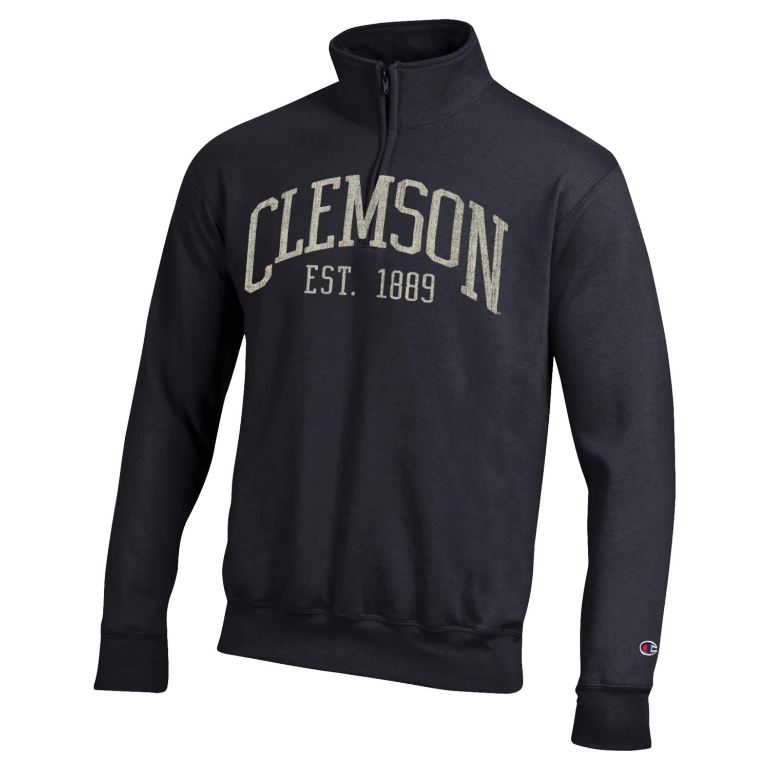 Champion Clemson Tigers Powerblend Quarter-Zip Pullover