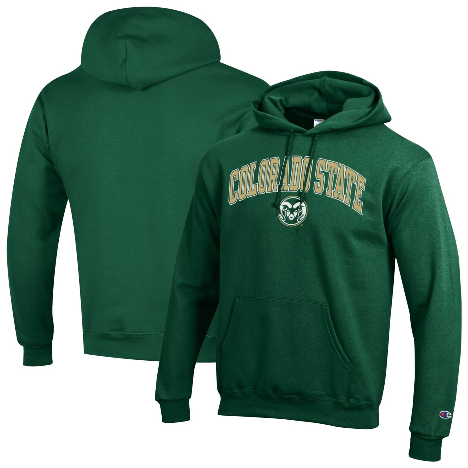 Champion Colorado State Rams Arch Over Logo Pullover Hoodie - view number 1