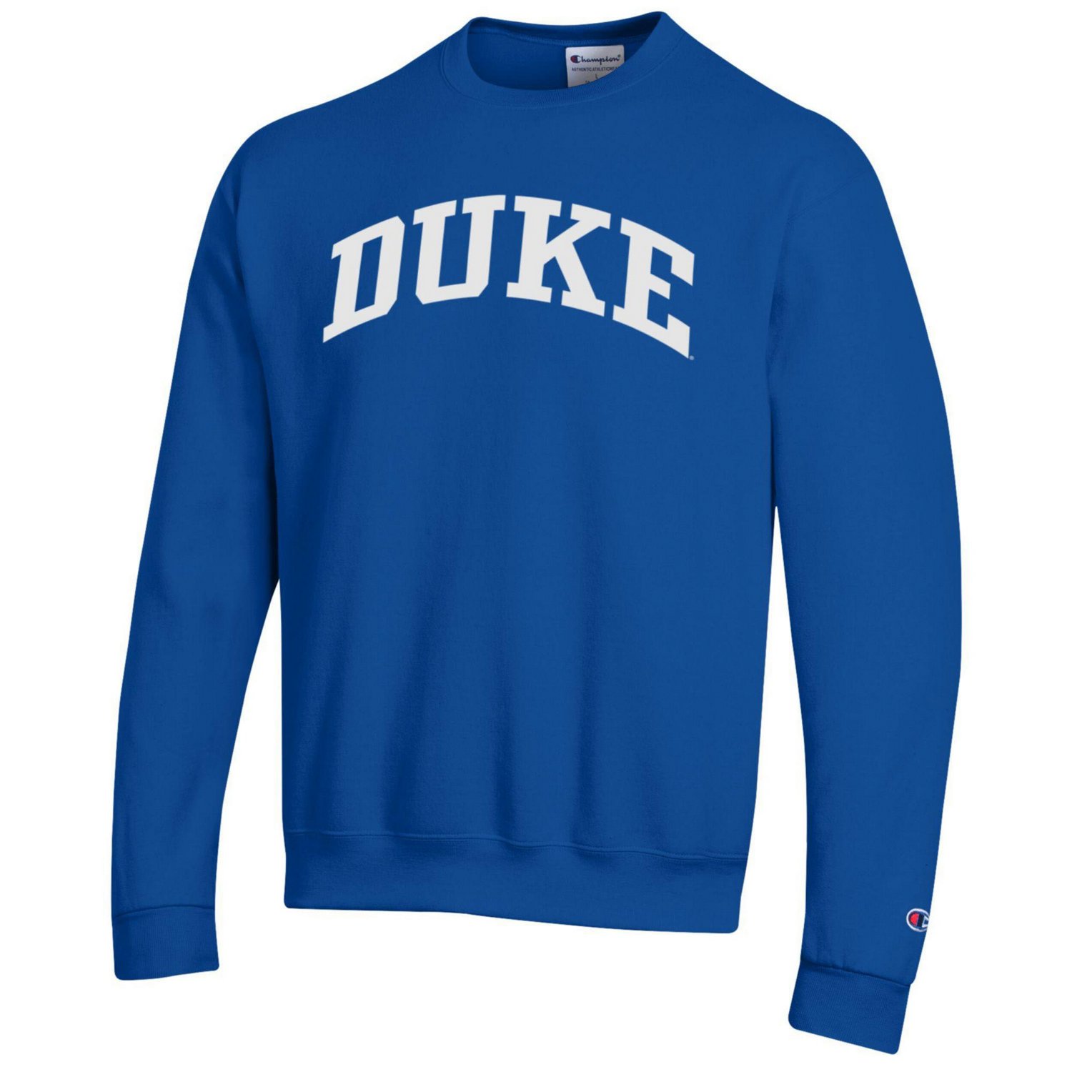 Champion Duke Blue Devils Basic Arch Fleece Pullover Sweatshirt