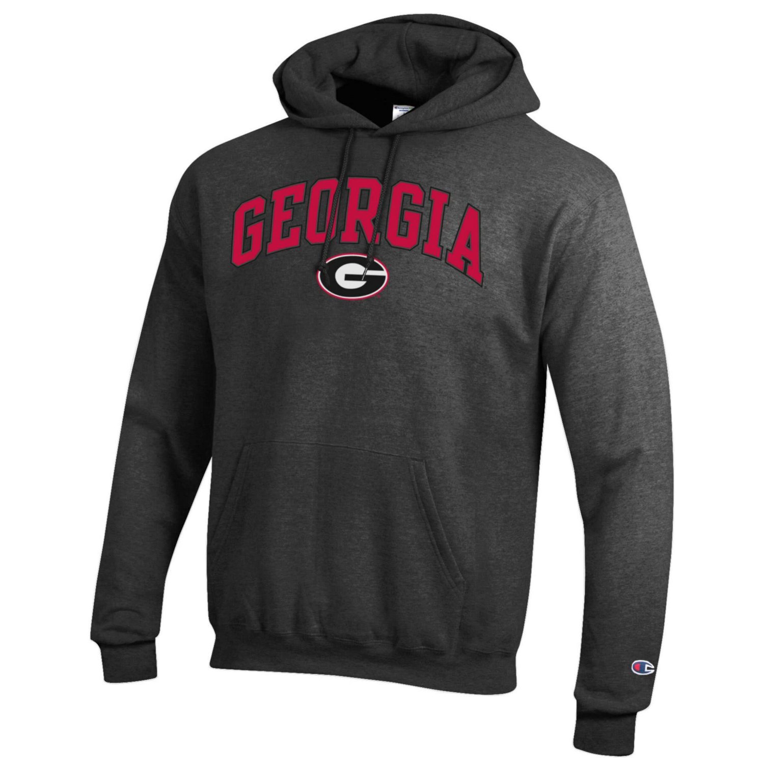 Champion Georgia Bulldogs Arch Over Logo Pullover Hoodie - view number 2
